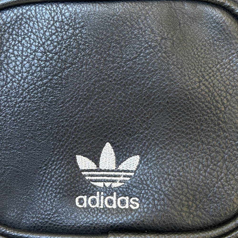 Adidas Mini Backpack With Silver Embroidered Logo… - image 1